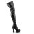 Pleaser Bottes cuissardes ELECTRA-3000Z Noir EU-37/US-7
