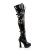 Pleaser Bottes cuissardes ELECTRA-3028 Noir EU-36/US-6