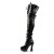 Pleaser Bottes cuissardes ELECTRA-3028 Noir EU-37/US-7