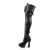 Pleaser Bottes cuissardes ELECTRA-3028 Noir EU-38/US-8