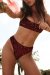 Rolling Short Vento Sequin Bordeaux S
