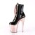 Pleaser Bottines FLAMINGO-1020 Noir Or Rose Chrome EU-35/US-5