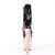 Pleaser Bottines FLAMINGO-1020 Noir Or Rose Chrome EU-35/US-5