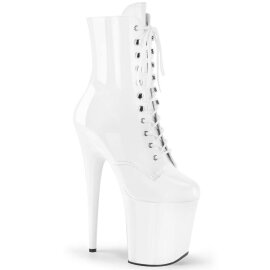 Pleaser Bottines FLAMINGO-1020 Blanc EU-35/US-5