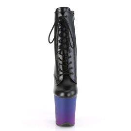 Pleaser Bottines FLAMINGO-1020BP Noir Bleu-Violet EU-35/US-5