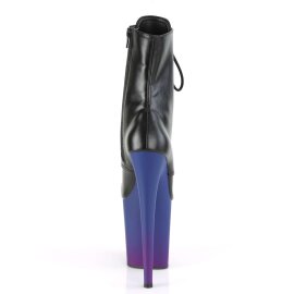 Pleaser Bottines FLAMINGO-1020BP Noir Bleu-Violet EU-35/US-5