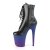 Pleaser Bottines FLAMINGO-1020BP Noir Bleu-Violet EU-35/US-5