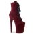 Pleaser Bottines FLAMINGO-1020FS Bourgogne EU-35/US-5
