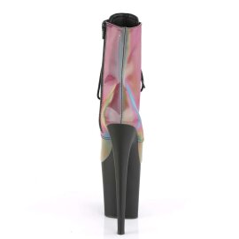 Pleaser Bottines FLAMINGO-1020REFL Bigarré Réfléchissant Noir EU-35/US-5