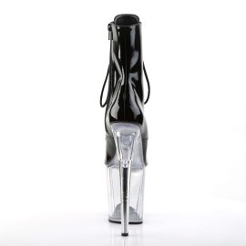 Pleaser Bottines FLAMINGO-1021 Noir Transparent EU-35/US-5