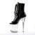 Pleaser Bottines FLAMINGO-1021 Noir Transparent EU-35/US-5