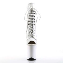 Pleaser Bottines FLAMINGO-1021 Blanc EU-35/US-5