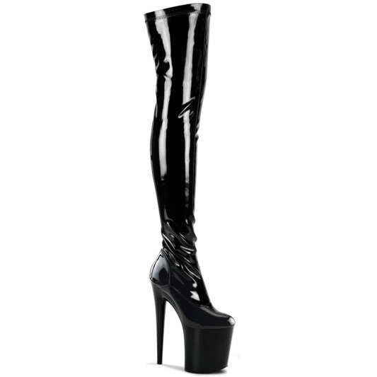 Pleaser Bottes cuissardes FLAMINGO-3000 Noir EU-37/US-7