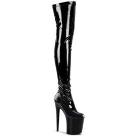 Pleaser Bottes cuissardes FLAMINGO-3000 Noir EU-37/US-7