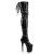 Pleaser Bottes cuissardes FLAMINGO-3063 Noir EU-37/US-7