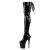 Pleaser Bottes cuissardes FLAMINGO-3063 Noir EU-38/US-8