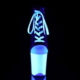 Pleaser Bottines FLAMINGO-800SK-02 Noir Néon Blanc...