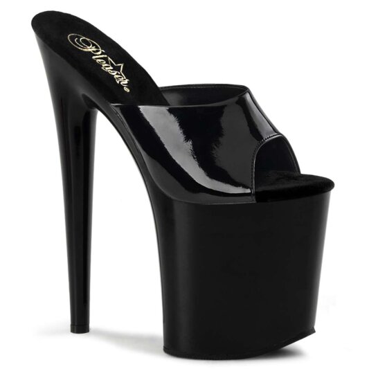 Pleaser Mules FLAMINGO-801 Noir EU-35/US-5