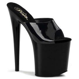 Pleaser Mules FLAMINGO-801 Noir EU-35/US-5