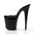 Pleaser Mules FLAMINGO-801 Transparent Noir EU-37/US-7