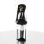 Pleaser Mules FLAMINGO-801 Transparent Argent Chrome EU-38/US-8