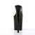 Pleaser Mules FLAMINGO-802 Transparent Noir EU-35/US-5