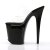 Pleaser Mules FLAMINGO-802 Transparent Noir EU-37/US-7