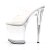 Pleaser Mules FLAMINGO-802 Transparent Argent EU-35/US-5