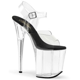 Pleaser Sandales FLAMINGO-808 Transparent EU-35/US-5