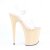 Pleaser Sandales FLAMINGO-808 Transparent Crème EU-35/US-5