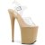 Pleaser Sandales FLAMINGO-808 Transparent Crème EU-38/US-8