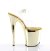 Pleaser Sandales FLAMINGO-808 Transparent Or Chrome EU-42/US-12