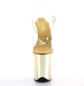 Pleaser Sandales FLAMINGO-808 Transparent Or Chrome...