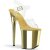 Pleaser Sandales FLAMINGO-808 Transparent Or Chrome EU-38/US-8