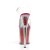 Pleaser Sandales FLAMINGO-808G Transparent Rouge Paillettes EU-37/US-7