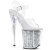 Pleaser Sandales FLAMINGO-808GF Transparent Argent Multi Paillettes EU-35/US-5