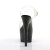 Pleaser Sandales ADORE-708MG Transparent Noir EU-38 / US-8