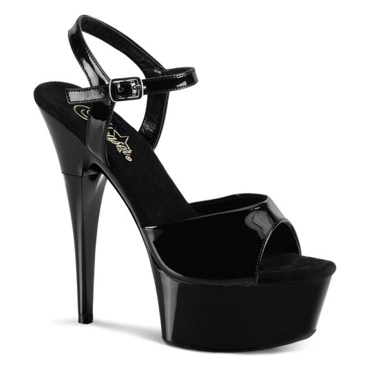 Pleaser Sandales CAPTIVA-609 Noir EU-38 / US-8