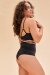 Lunalae Top Maisie Mesh Strappy Noir XS