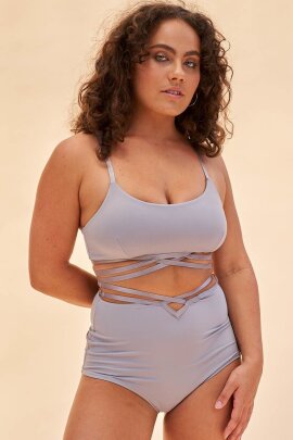 Lunalae Top Poppy Strappy Gris XS