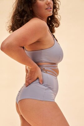 Lunalae Top Poppy Strappy Gris XS
