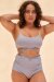 Lunalae Top Poppy Strappy Gris XS