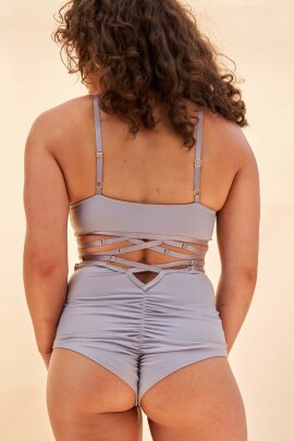 Lunalae Top Poppy Strappy Gris S