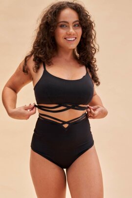 Lunalae Top Poppy Strappy Noir XXL