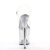 Pleaser Sandales FLAMINGO-808MMG Transparent Argent EU-35 / US-5