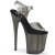 Pleaser Sandales FLAMINGO-808N-T Noir EU-36/US-6
