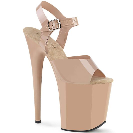 Pleaser Sandales FLAMINGO-808N Crème EU-35/US-5