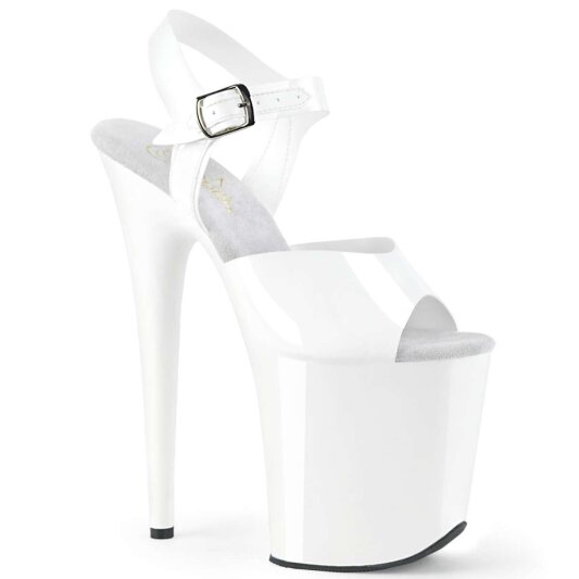 Pleaser Sandales FLAMINGO-808N Blanc EU-35/US-5