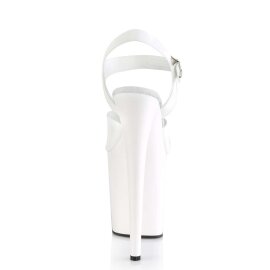 Pleaser Sandales FLAMINGO-808N Blanc EU-35/US-5