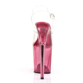 Pleaser Sandales FLAMINGO-808T Transparent Rose EU-37/US-7